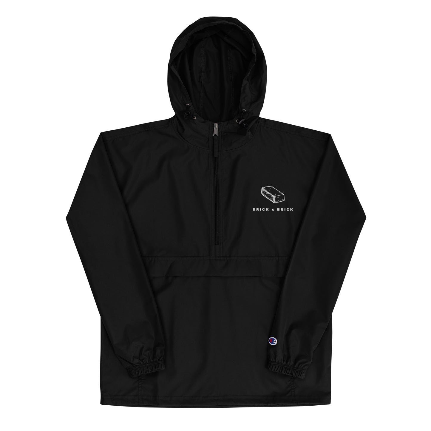 BRICK X BRICK Embroidered Champion Packable Jacket