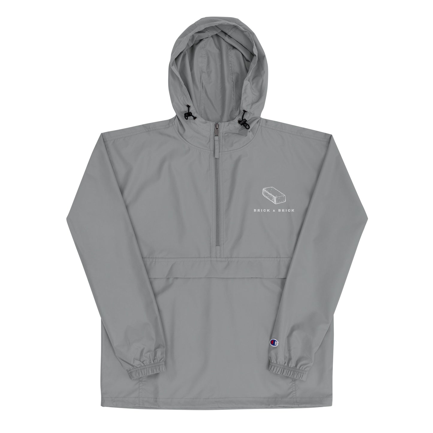 BRICK X BRICK Embroidered Champion Packable Jacket