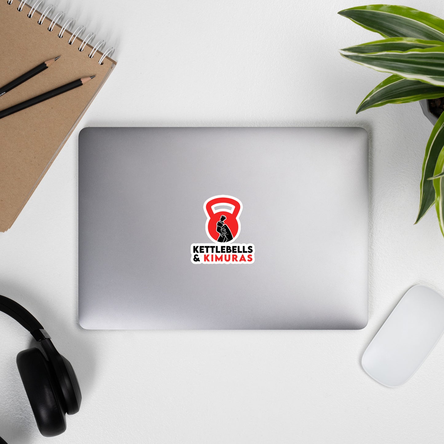 Kettlebell & Kimuras Red/Black/White Logo Sticker